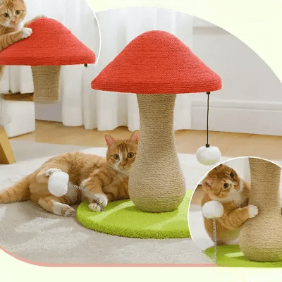Arbre à Chat - MushroomCatTower™ - L'Esprit du Chat Zen