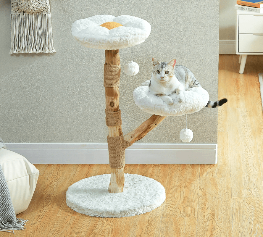 arbre a chat bois chat couche