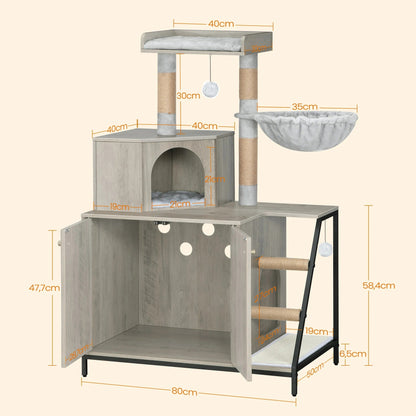 Arbre à chat bois | L’Aristo’Chat™ - L'Esprit du Chat Zen