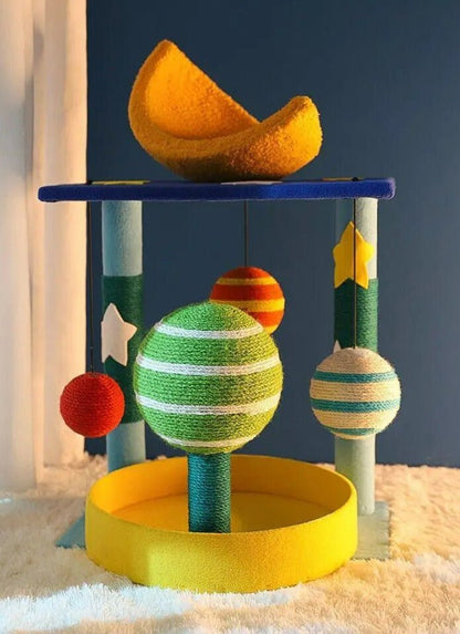 arbre a chat design galxie salon