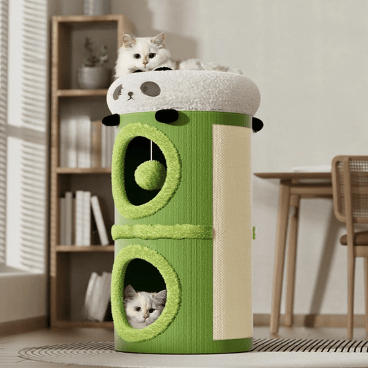 arbre a chat panda tonneau