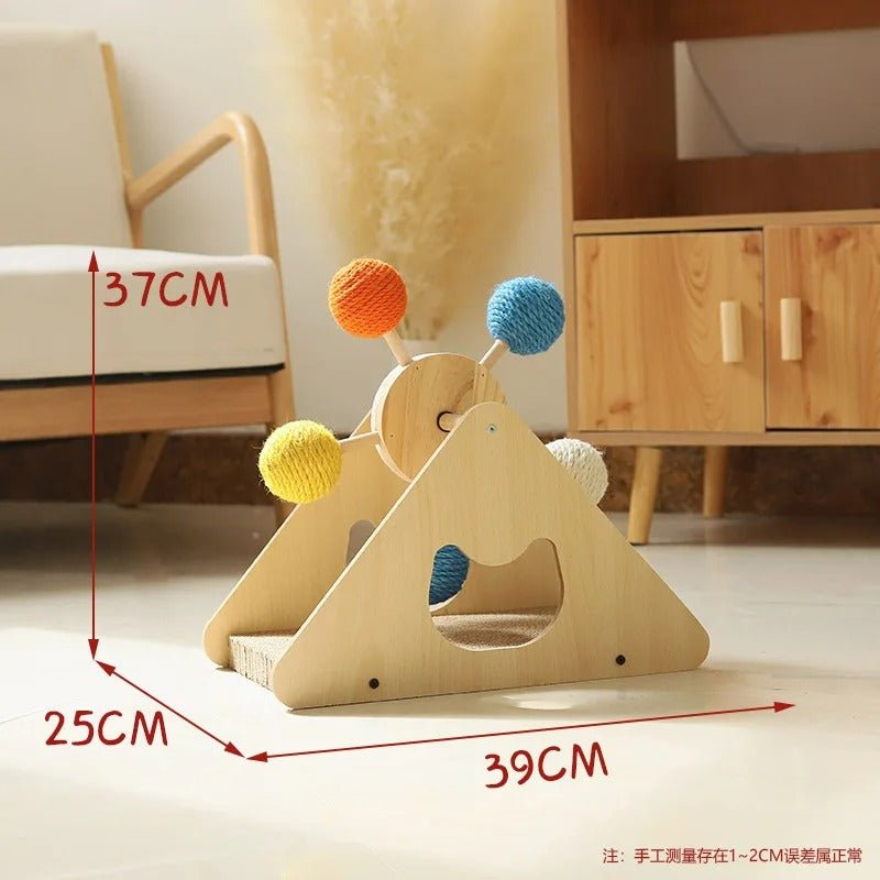 griffoir pour chat carroussel petit mesure