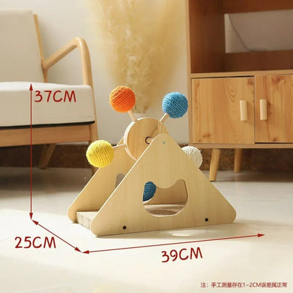 griffoir pour chat carroussel petit mesure