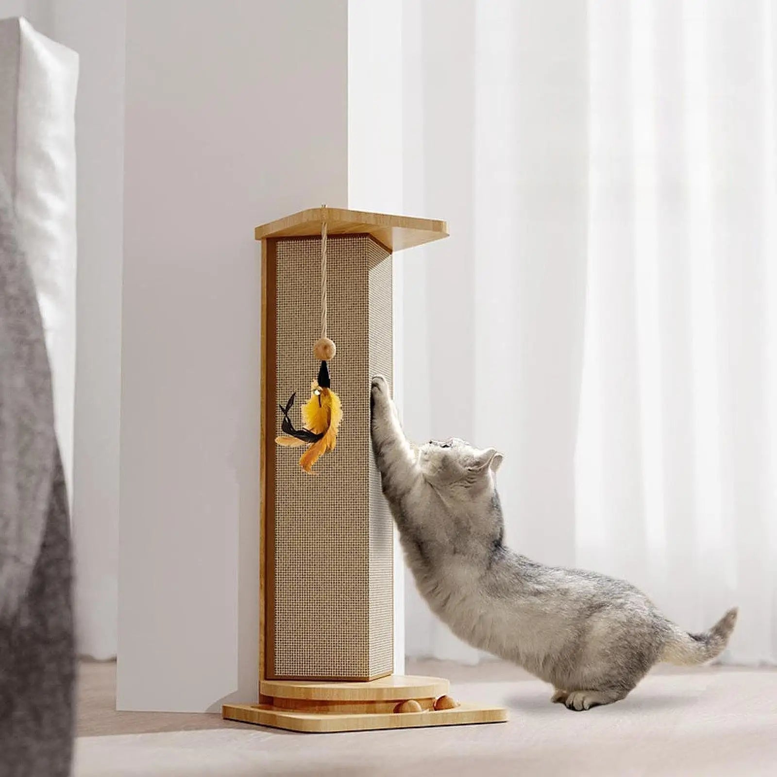 Griffoir pour chat - CatScratcherPost™ - L'Esprit du Chat Zen