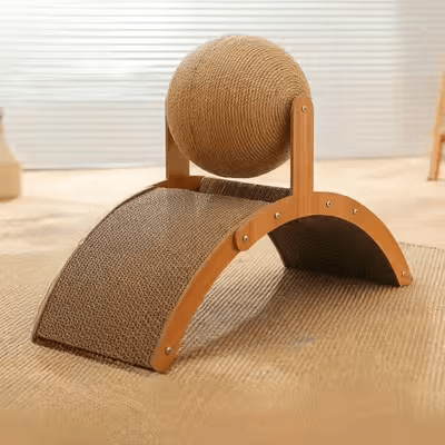 Griffoir pour Chat - Scratch&PlayCatBoard™ - Arc - L'Esprit du Chat Zen