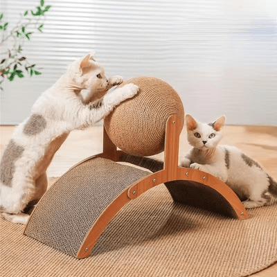 Griffoir pour Chat - Scratch&PlayCatBoard™ - Arc - L'Esprit du Chat Zen