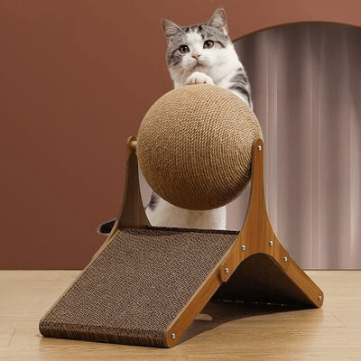 Griffoir pour Chat - Scratch&PlayCatBoard™ - Bâtons Rompus - L'Esprit du Chat Zen