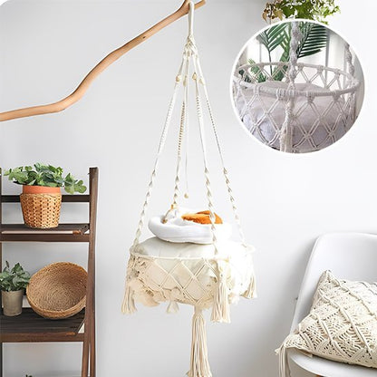 Hamac pour chat salon détails suspensions