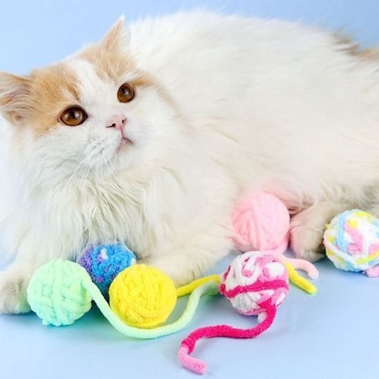 Jouet chat | Chat’Lala Pelote™ - L'Esprit du Chat Zen