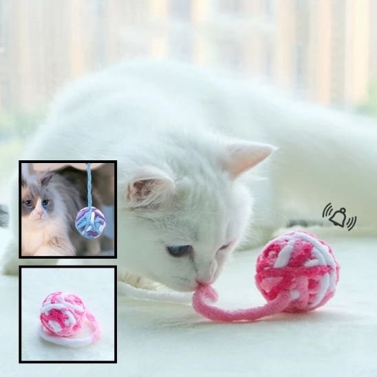 Jouet chat | Chat’Lala Pelote™ - L'Esprit du Chat Zen