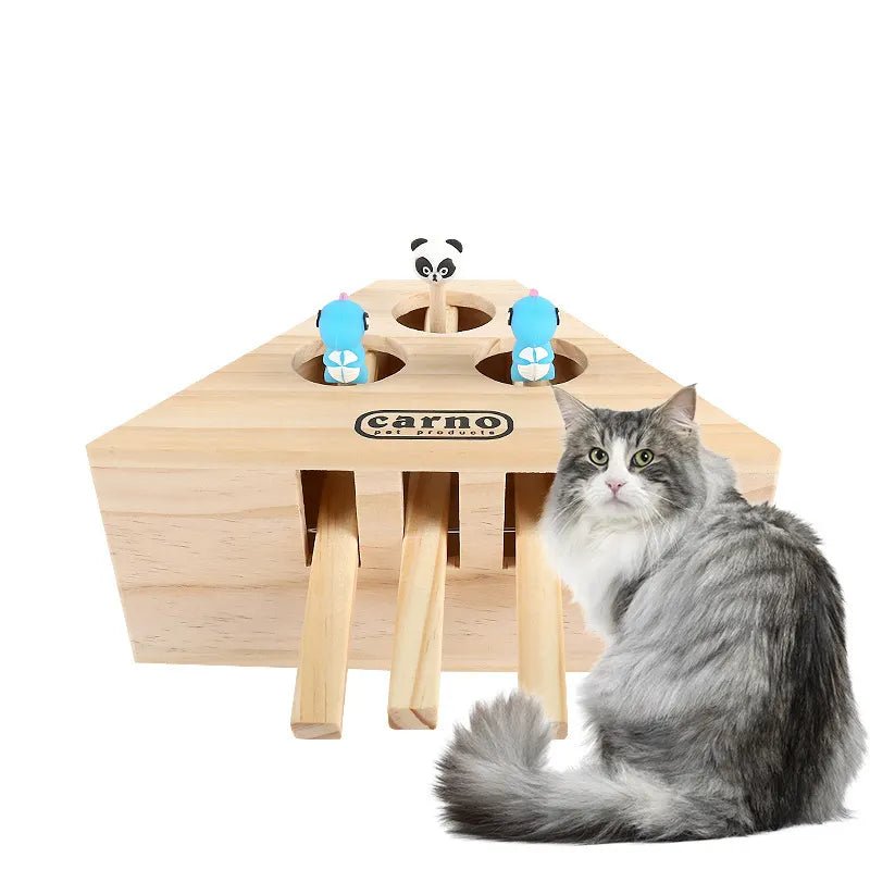 Jouet Interactif Chat - PawHunter™ - 3 Trous - L'Esprit du Chat Zen