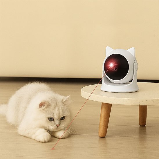 Laser chat | Chat’perché - L'Esprit du Chat Zen