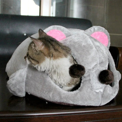 panier chat forme souris